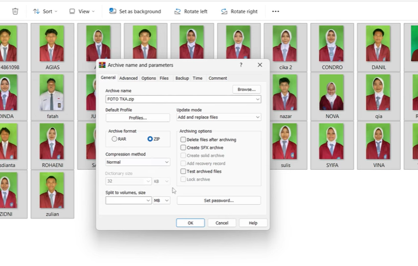 Cara Cepat Upload Foto Peserta TKA SD dan SMP Sekaligus dalam Satu Langkah
