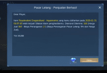 Cara Jual Item Gratis Jadi Diamond di MLBB Lewat Fitur Lelang Terbaru