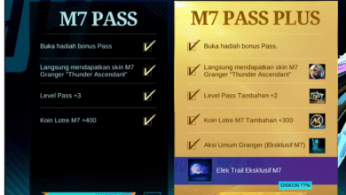 5 Perbedaan M7 Pass Biasa dan M7 Pass Plus Agar Bisa Tembus Level 75 dan Dapat Skin Prime