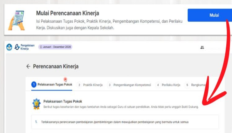 Cara Isi Pengelolaan Kinerja Guru 2026 di Ruang GTK, Catat 7 Poin Penting Ini!