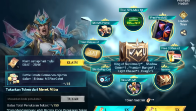 Kode Redeem Token M7 Gratis MLBB, Peluang Skin Prime dan EXP Tambahan di Event Pesta Cuan