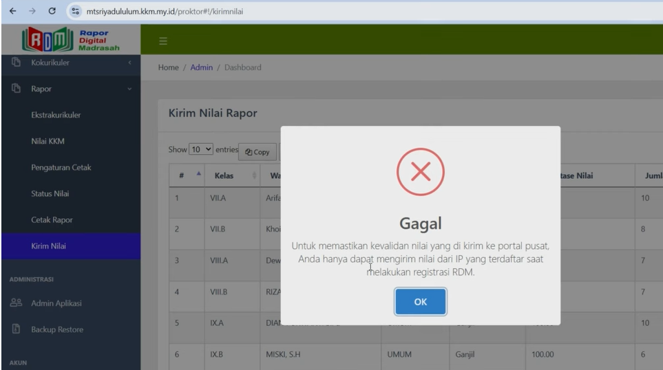 Terbaru! Cara Kirim Nilai dari RDM Versi Hosting Server Luar Negeri Anti Gagal