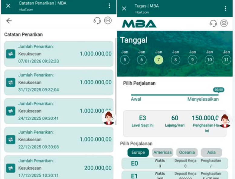 Aplikasi MBA mba7 com Apakah Aman Terdaftar di OJK? Ini Review Terbaru Setelah 2 Tahun
