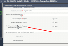 Cara Mengajukan PIP di Dapodik 2026.B, Cut Off 31 Januari 2026