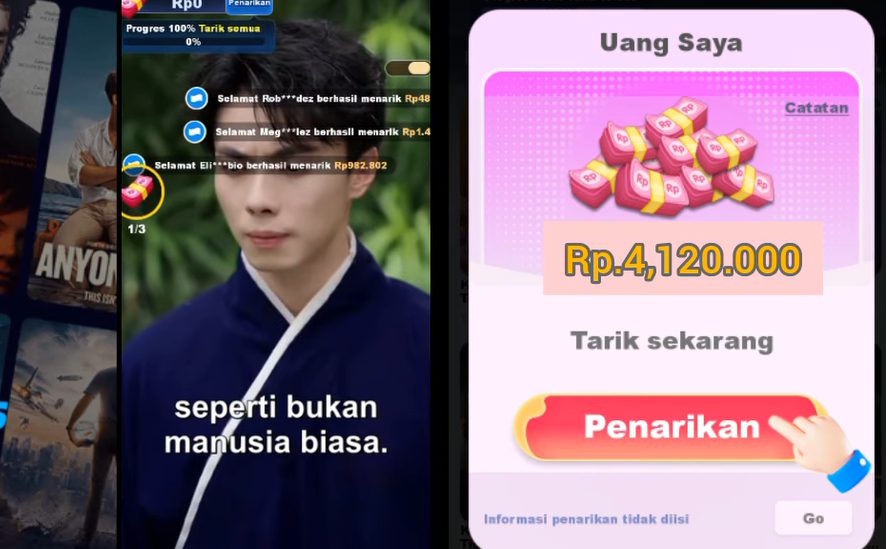 Cara Menarik Uang dari Aplikasi Cash Reels ke DANA dan OVO, Apakah Terbukti Cair? Review Jujur Pengguna