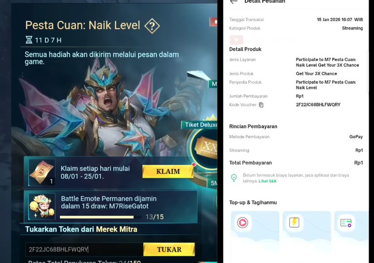 Bug Kode Redeem Token M7 Unlimited Gratis, Benarkah Bisa Dapat Skin Prime?
