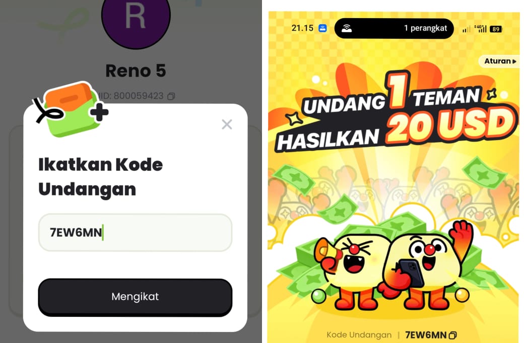 Kode Undangan Pinjoy Terbaru 2026 "7EW6MN" Trik Menghasilkan Uang dengan Cepat!