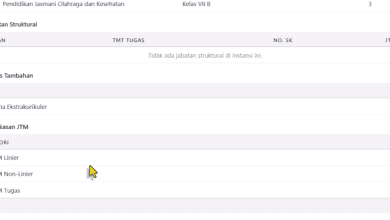 Cara Cek Total Jam dan Beban Kerja PTK Linear atau Tidak Linear di EMIS GTK IMP Tahun 2026