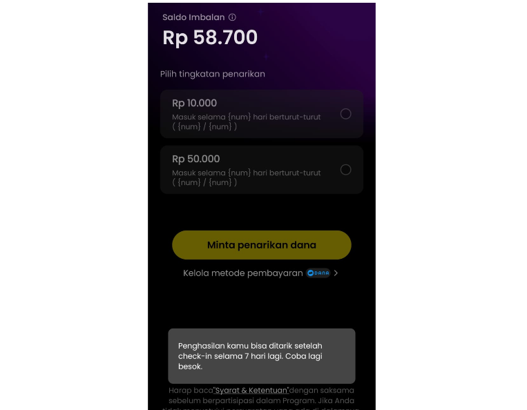 Cara Cepat Menarik Uang di Melolo Versi Baru Tanpa Harus Menunggu Check-in 7 Hari