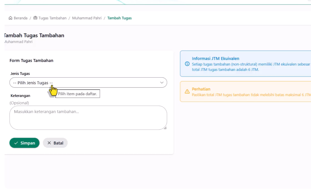 Cara Input Tugas Tambahan di EMIS GTK IMP Kemenag Terbaru Tahun 2026 dengan Mudah dan Tepat