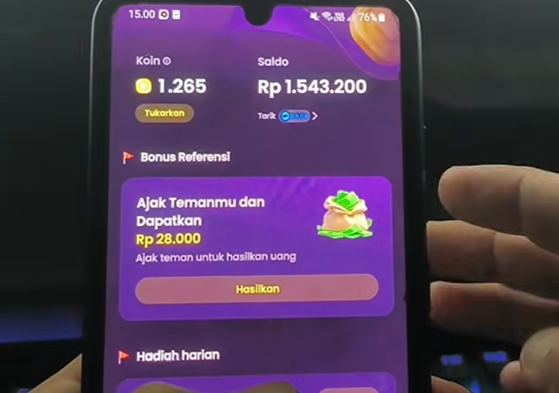 Trik Nuyul Aplikasi Melolo Terbaru 2026 Auto Banjir Koin, Begini Caranya!