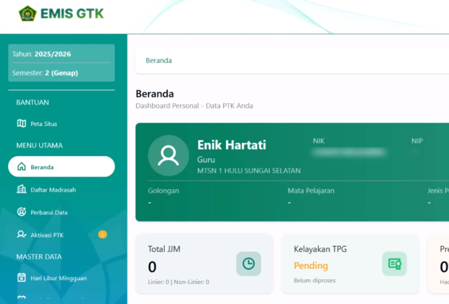 Cara Login Akun PTK di EMIS GTK IMP atau Simpatika Kemenag Terbaru 2026, Panduan Lengkap dan Mudah Dipahami