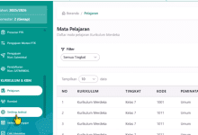 Cara Input Jadwal Mengajar di EMIS GTK IMP / Simpatika Semester Genap 2026