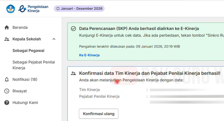 Cara Mengisi Observasi Praktik Kinerja Kepala Sekolah di Ruang GTK 2026