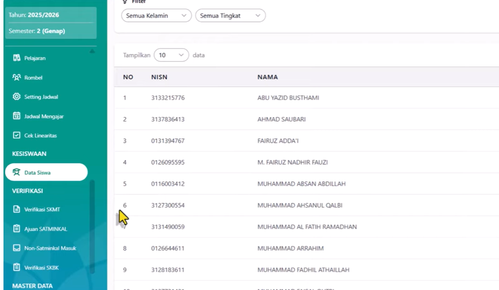 Cara Input Data Siswa di EMIS GTK IMP Simpatika Kemenag Terbaru 2026 Secara Lengkap dan Sistematis