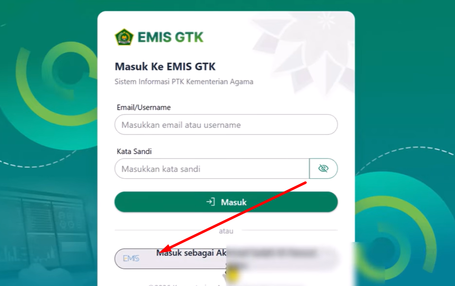 Cara Login Admin dan PTK di EMIS GTK IMP Simpatika Terbaru 2026 untuk RA, MI, MTs dan MA