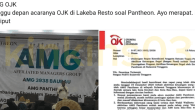 AMG Pantheon Disorot OJK, Dugaan Investasi Ilegal Kian Menguat