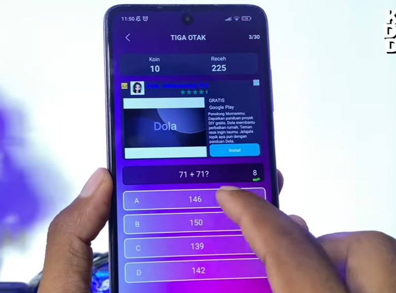 Kuis Anak SD Jadi Saldo DANA? Review Aplikasi Tiga Otak Penghasil Uang!