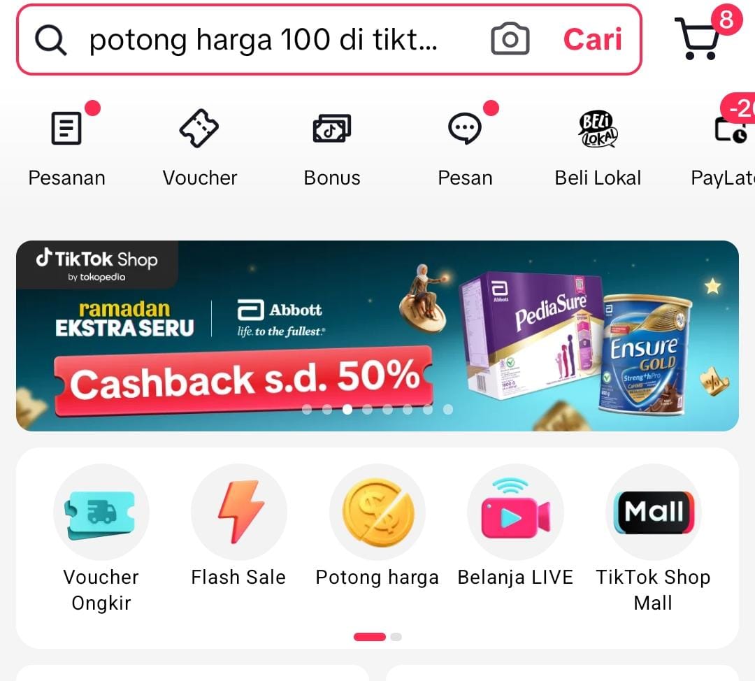 Cara Mengaktifkan Potongan Harga TikTok 100 Perak Terbaru Februari 2026, Begini Solusi Jika Tidak Muncul