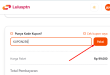 Kode Kupon Lulusptn Terbaru “KUPON25K” Ini Cara Dapat Diskon Paket UTBK
