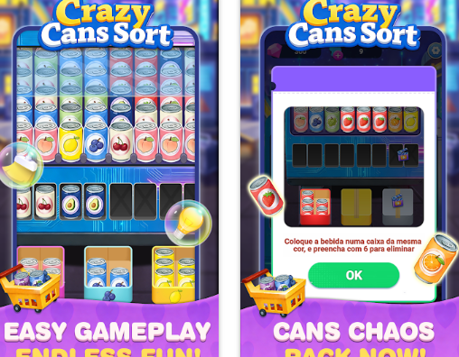 Review Aplikasi Crazy Cans Sort Penghasil Uang, Cara Kerja, Fitur, dan Potensi Pembayarannya