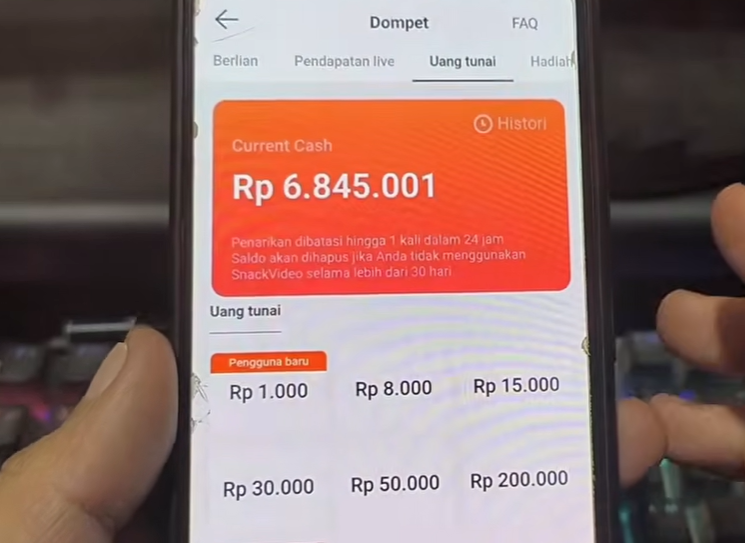 Cara Mendapatkan Uang Dari Aplikasi Snack Video Terbaru 2026
