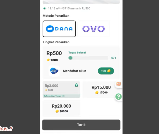 Review Penarikan ke Dana di EarnBay 2026, Apakah Terbukti Membayar dan Aman Digunakan?