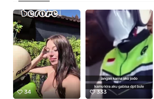 Driver Gojek dan Bule Bali Viral di Villa Link dan Akun IG @slobyme Ramai Dicari Netizen
