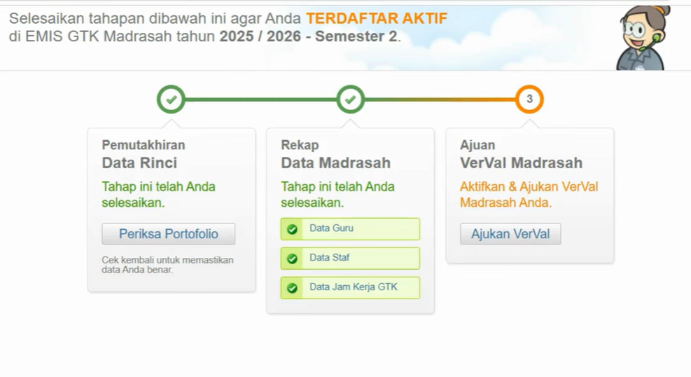 Jangan Langsung Cetak S25a Simpatika, Ini Hal Penting yang Wajib Dicek Operator dan Kepala Madrasah