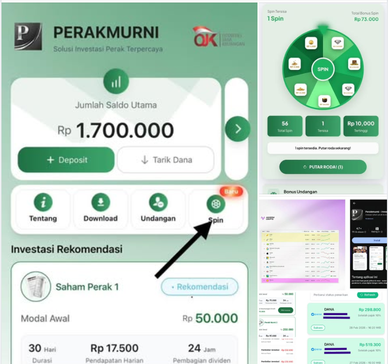 PerakMurni Investasi Penghasil Uang Viral 2026, Benarkah Aman atau Justru Penipuan?